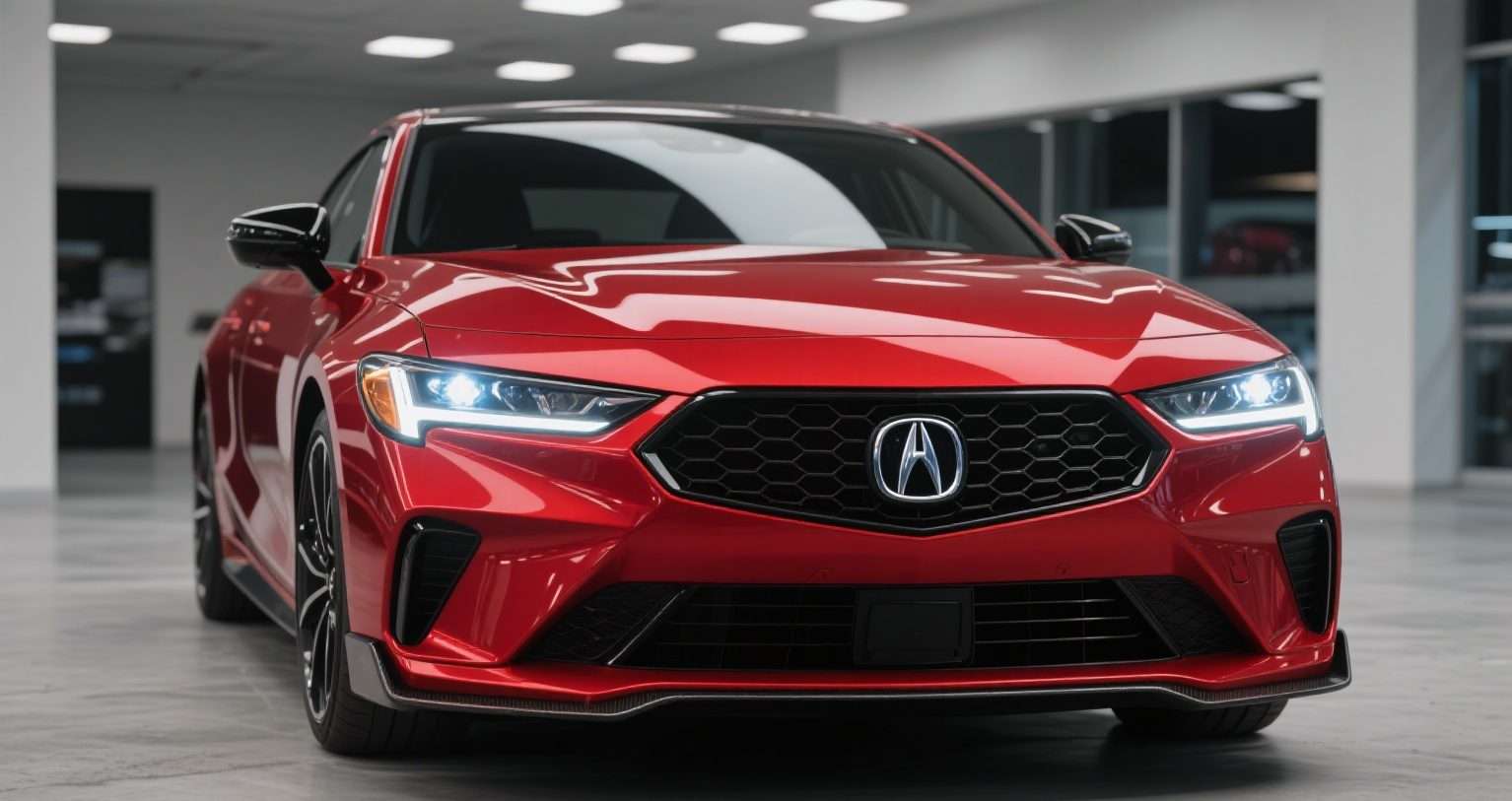 Red car at Staten Island car dealerships, Ideal Auto Sales Staten Island