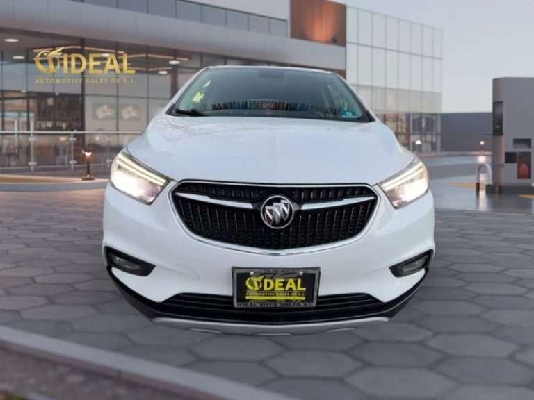 Front view of a 2018 Buick Encore Essence compact SUV